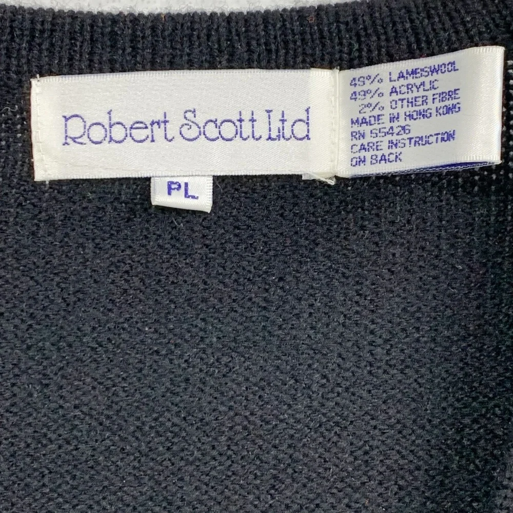 Vintage argyle sweater